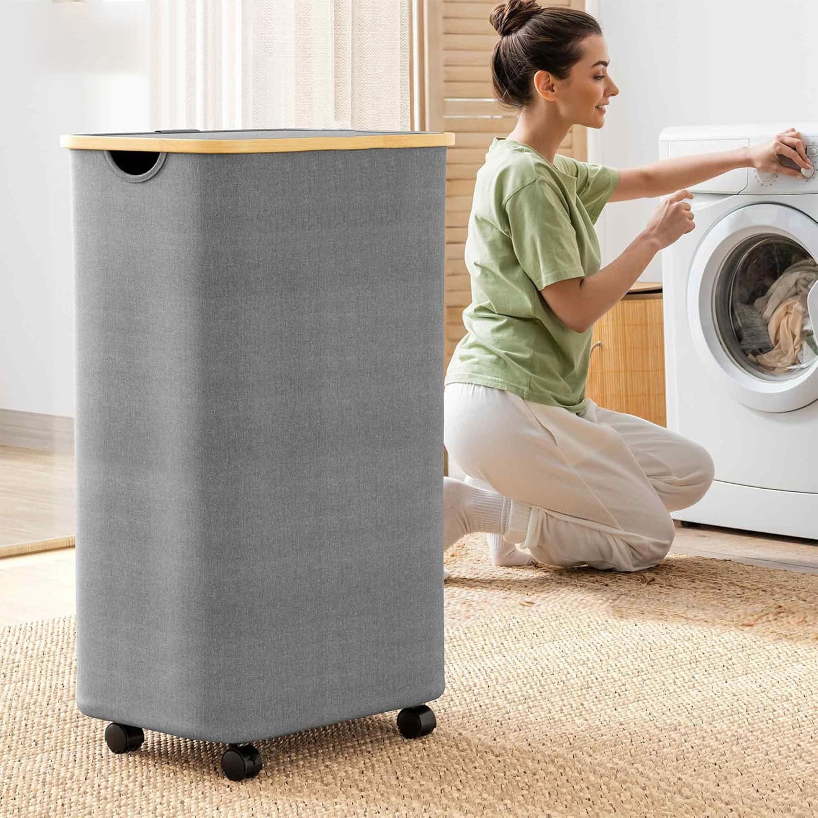 Clothes Hamper for Small Spaces Laundry Style Laundry Dorm Closed ...