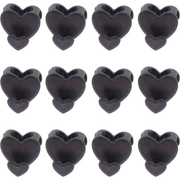 Clothes Hanger Attachment Hook, Black Stable 12 Pieces Space Saving Hanger Hook for Wardrobe