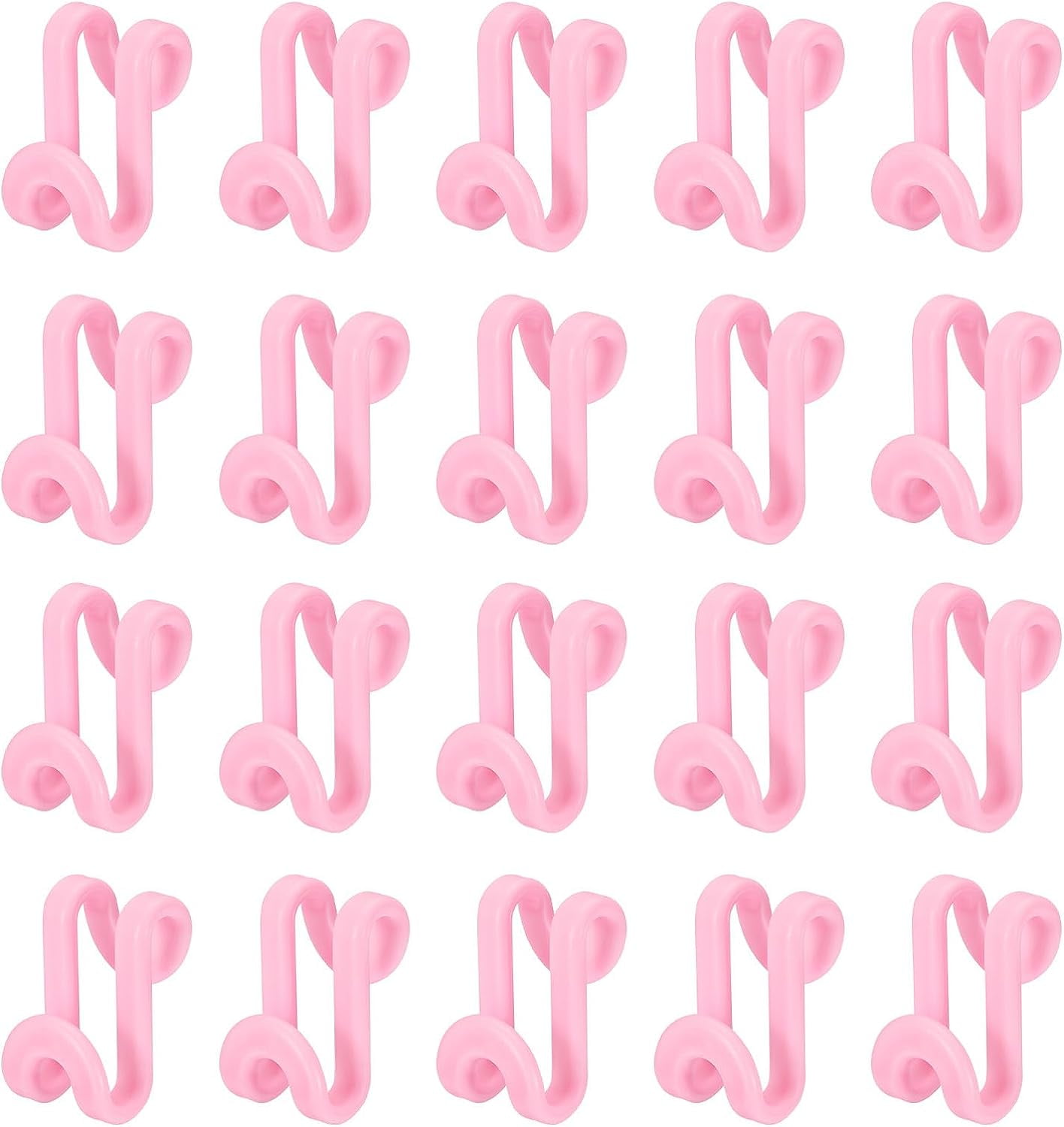 Clothes Hanger Connector Hooks, 30Pcs ABS Hanger Hooks, Hanger