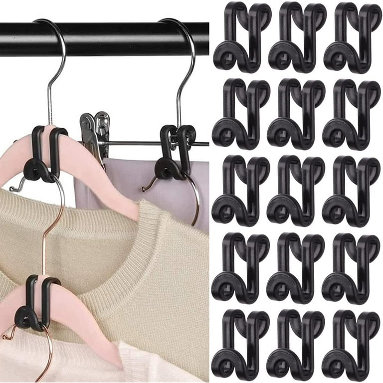Clothes Hanger Connector Hooks 50PCS Mini Cascading Hanger Hook for Stack Clothes and Space Saver Closet Organizer Walmart