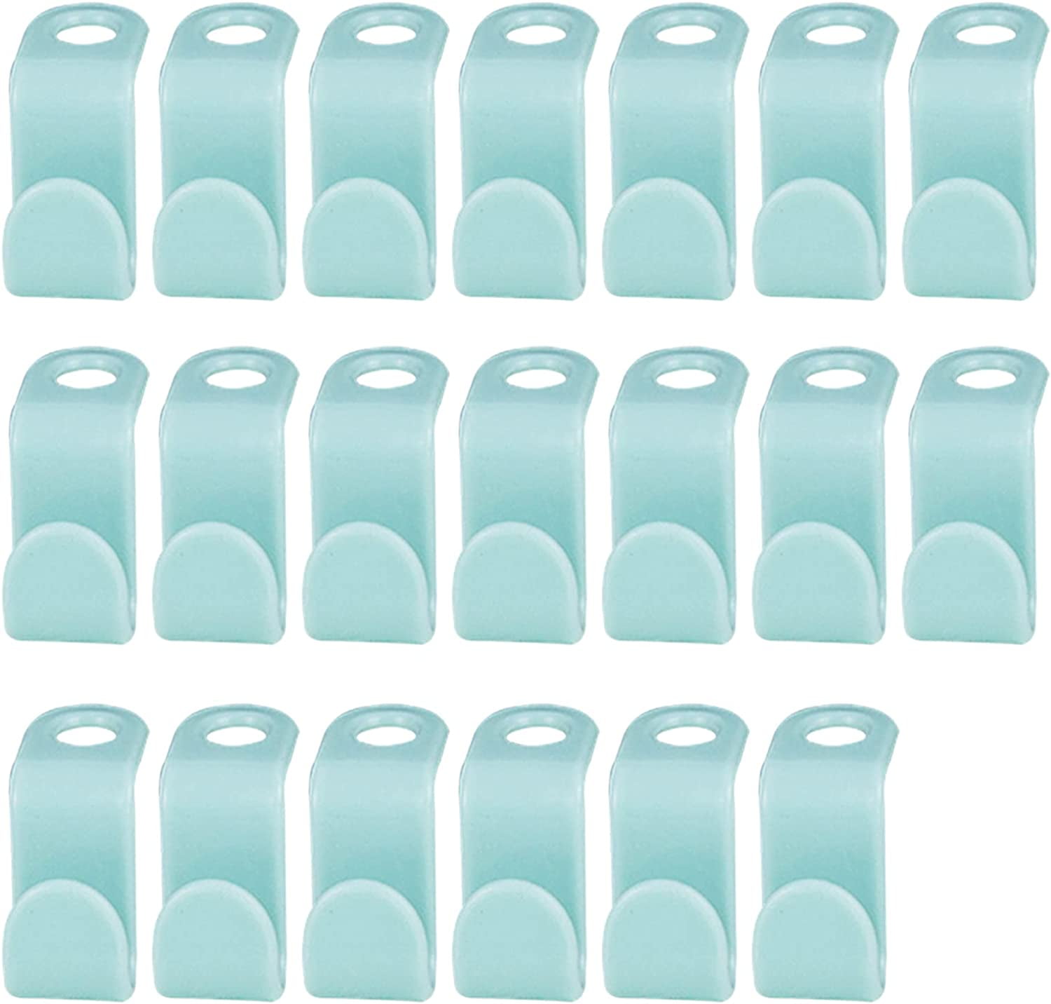 Clothes Hanger Connector Hooks, 60 PCS Clothes Hanger Hooks Coat Hook ...