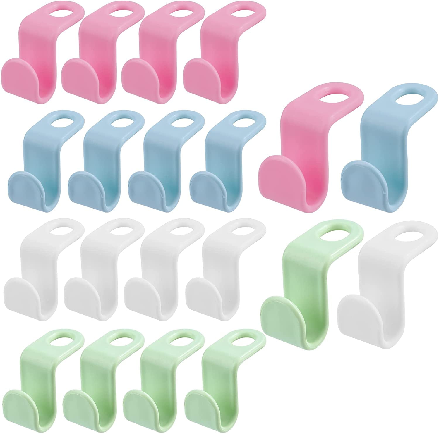 Clothes Hanger Connector Hooks,Used for Stacking and Storing Plastic ...