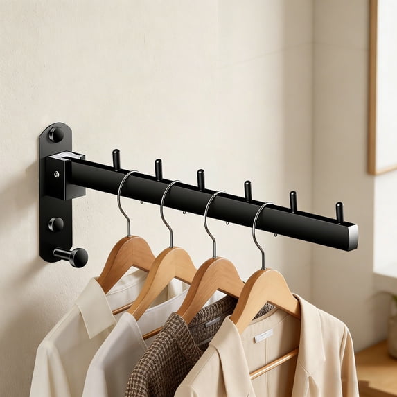 Clothes Hanger for Laundry Room Swing Clothes Hanger Rack, Garment ...