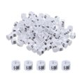 thumbnail image 1 of Clothes Hanger Marker (6-9M, White) Colored Hanger Sizer Garment Markers Tag, Pack of 100, 1 of 5