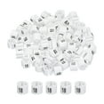thumbnail image 1 of Clothes Hanger Marker Colored Hanger Sizer Garment Markers Tag (Number 18, White), Pack of 150 Pcs, 1 of 5