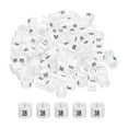 thumbnail image 1 of Clothes Hanger Marker Colored Hanger Sizer Garment Markers Tag (Number 38, White), Pack of 100 Pcs, 1 of 5