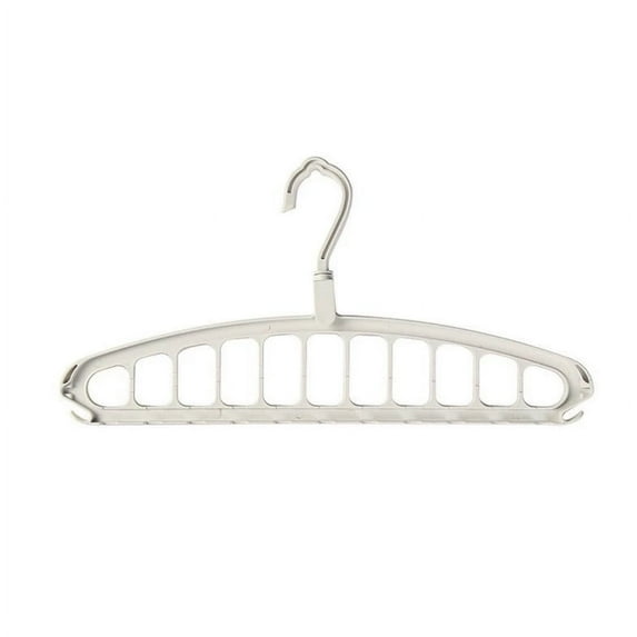 Clothes Hanger, Multifunctional Storage, Hanger Organizer, Horizontal Vertical Hanging, for Dormitory Wardrobe, Space Saving Artifact | White KTFgvq