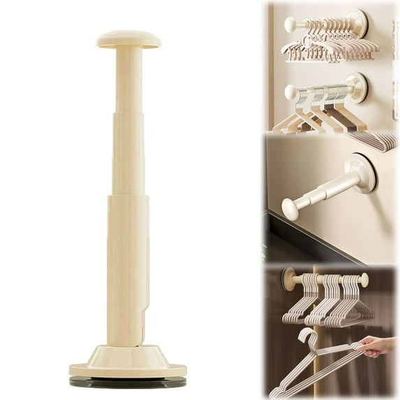 Clothes Hanger Organizer Extendable Stacker Rack,Space-Saving Laundry Storage Holder