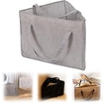 thumbnail image 1 of Clothes Hanger Organizer Space Saving, Hangers Triangle Storage Bag with Handles for Closet, Tidier, Laundey Rooms, Wardrobe, Drying Rack, Non-Lid Waterproof PVC Stacker Container for Home Dorm, A, 1 of 6