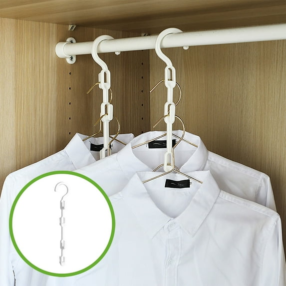 Clothes Hanger Storage Hook, Balcony Clothes Rack, Steel, Space-Saving ...