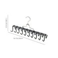 thumbnail image 1 of Clothes Hangers 20 Hook Multi Purpose Hanger For Underwear Bras Tank Tops Closet Organizer Space Saving Garment Rack Storage Dorm Home, 1 of 7