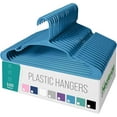 thumbnail image 1 of Clothes Hangers Plastic 16 Pack for Adults - Plastic Hangers, The Perfect Coat Hanger and Space Saving Clothes Hangers for Closet, Percheros Ganchos para Colgar Ropa Hangars - White Hangers, 1 of 6
