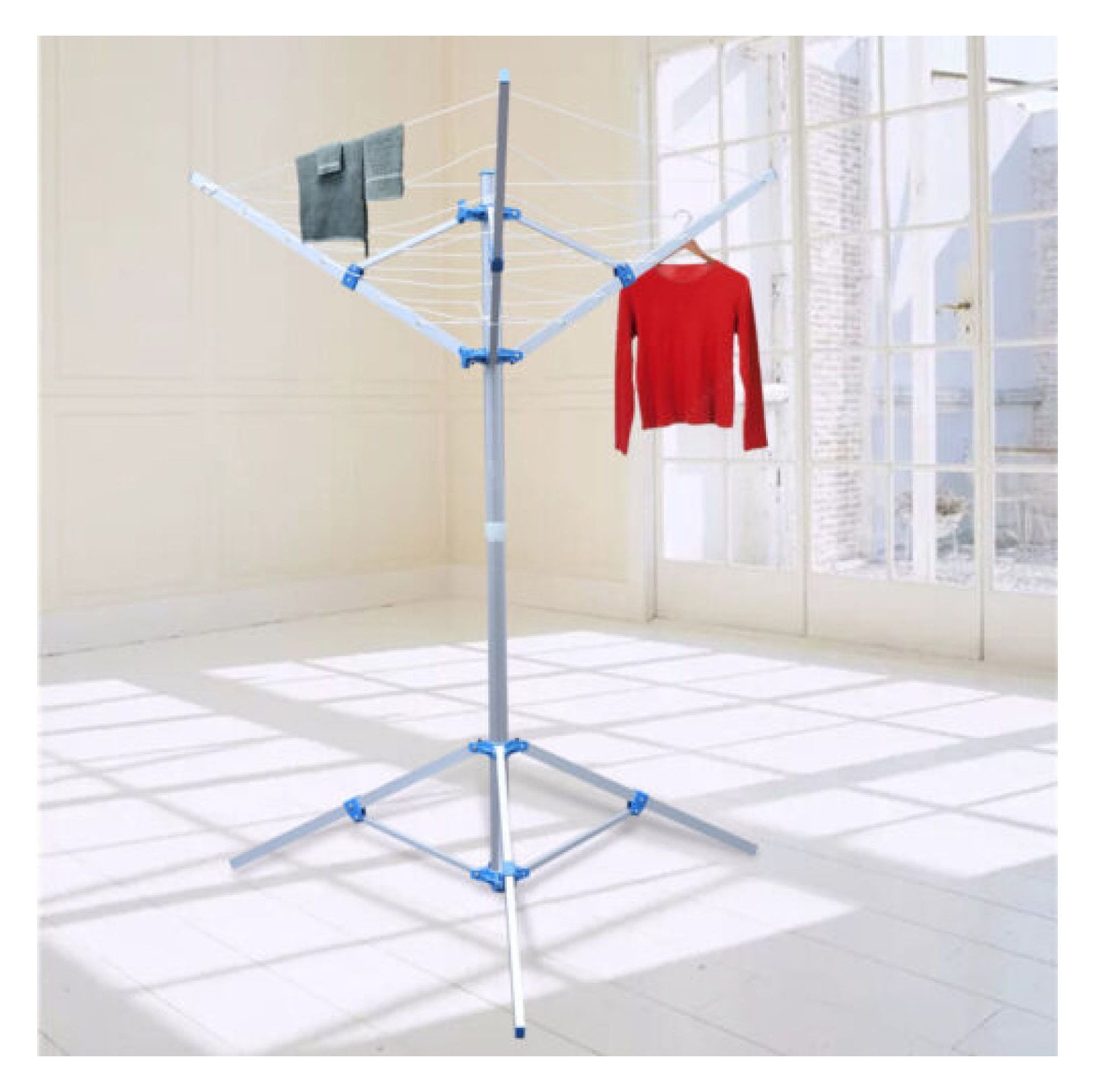 Clothes Line Outdoor Laundry Dryer Garden Drying Rack Folding