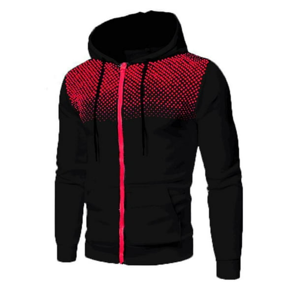 Clothes Men Black Hoodie Women Mens Slim Fit Zip Up Hoodies Sweatshirt Lightweight Long Sleeve with Kanga Pocket