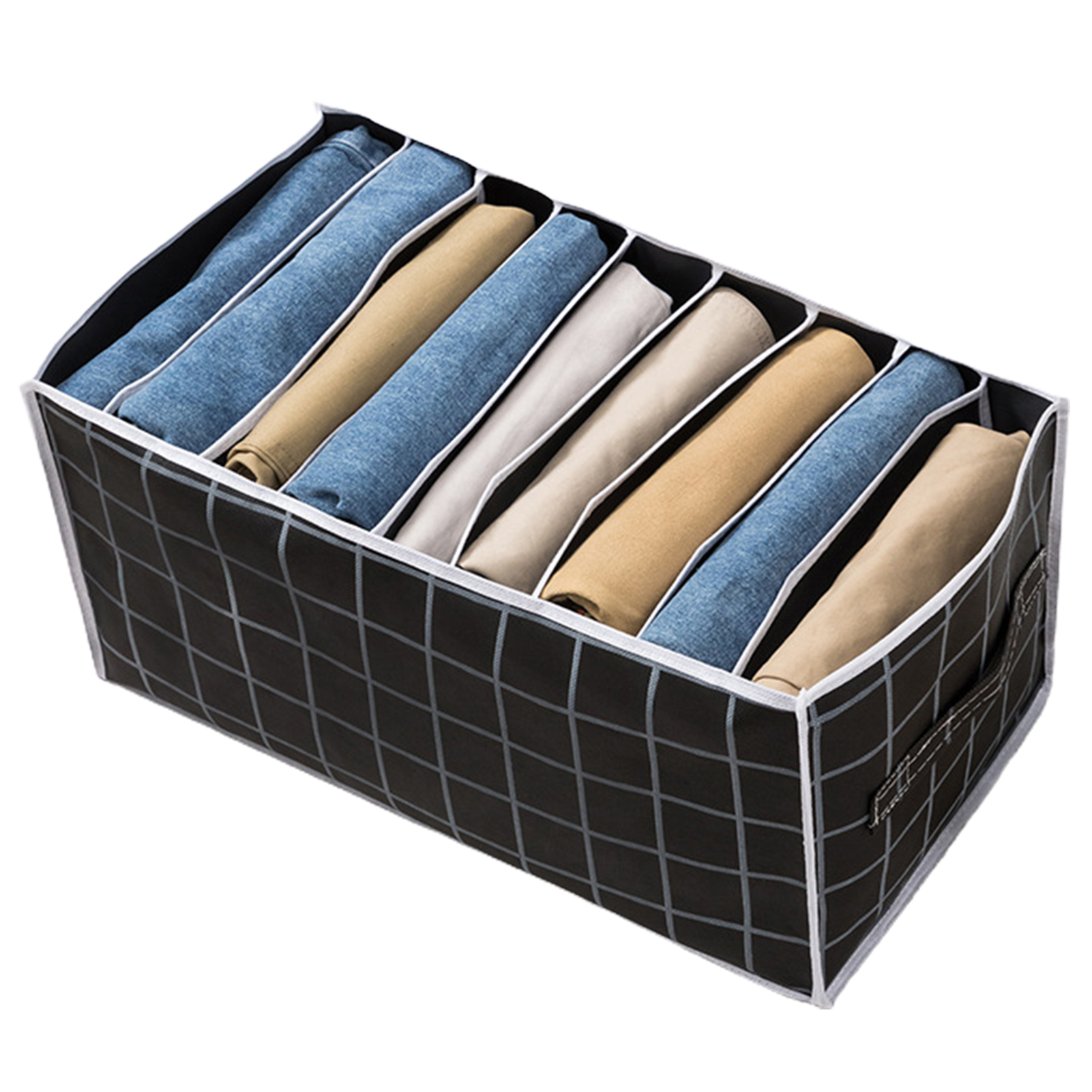 Garment Accessory Storage Clothes Organizer Folding Divided Clothing Storage Box for Daily Use ...