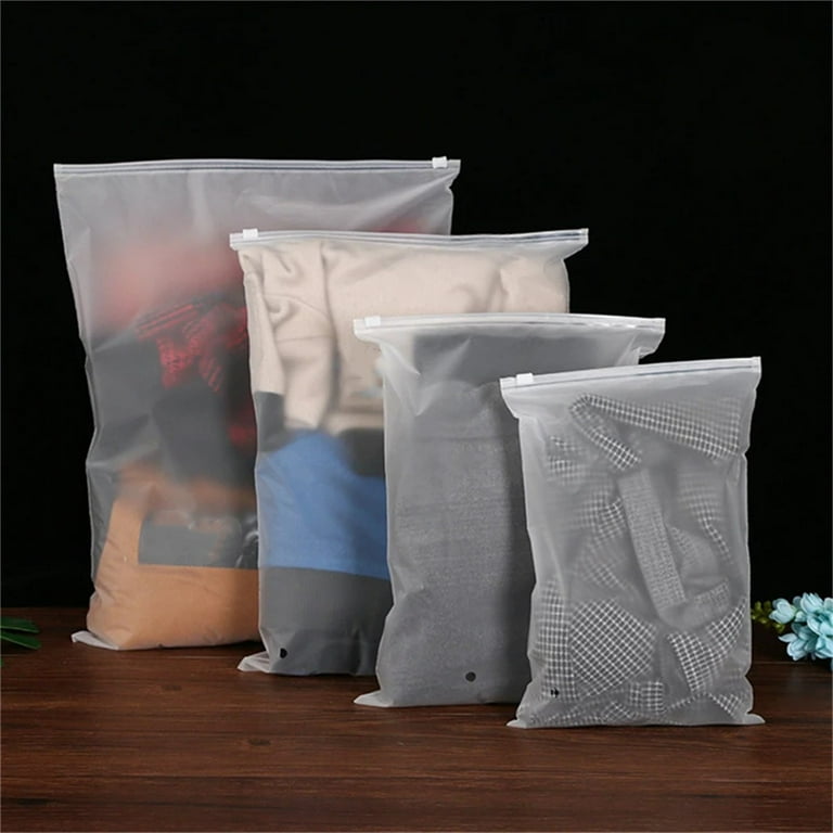 Clothes Packaging Bags, Plastic Zip Packing Bags, Reusable Zip