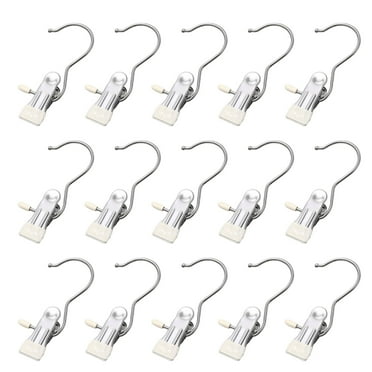 20-Pack Plastic Towel Hangers - 14.6 Inch Closet Organizers For Towels, Scarves & Leggings