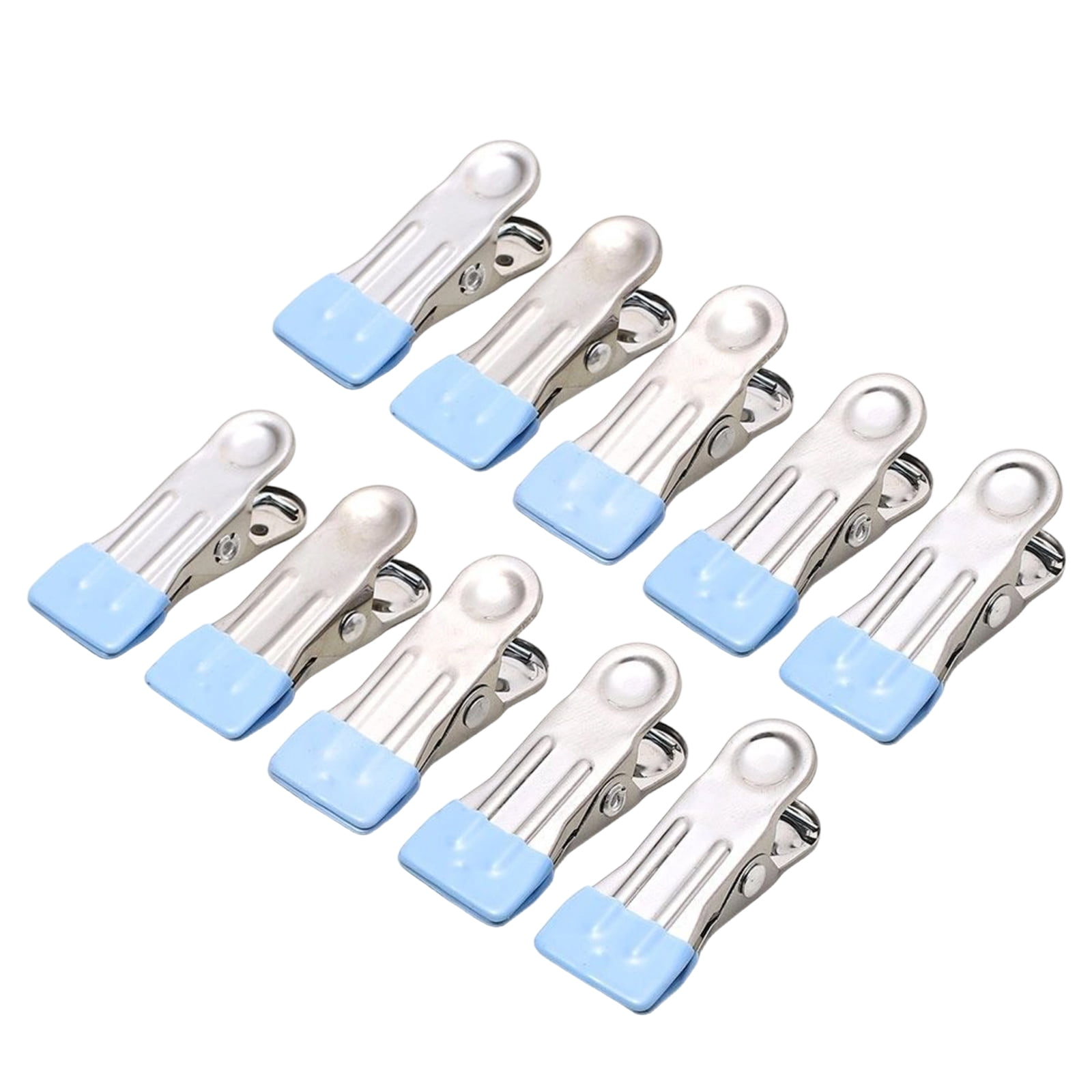 10 Inch Pin Clothes Pins Heavy Duty Out Door 10 Pack,Chip Clips 2.17 Inch, Bag ...