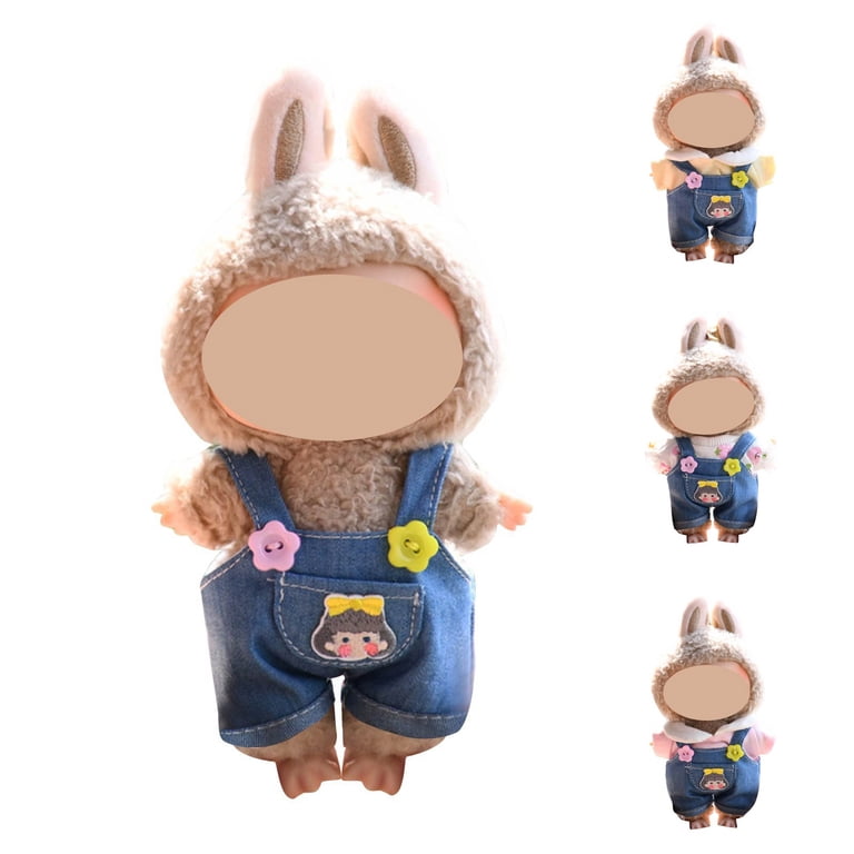 Clothes for PopMartLabubu Doll, Lapubu Overalls Outfit, Lapubu 