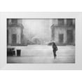 thumbnail image 1 of Clothes, Pristine 14x11 White Modern Wood Framed Museum Art Print Titled - A Hard Raina??S A-Gonna Fall, 1 of 4