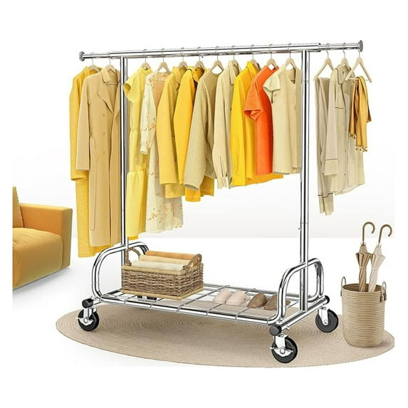 Clothes Rack Clothing Racks for Hanging Clothes, Portable Clothes Rack ...
