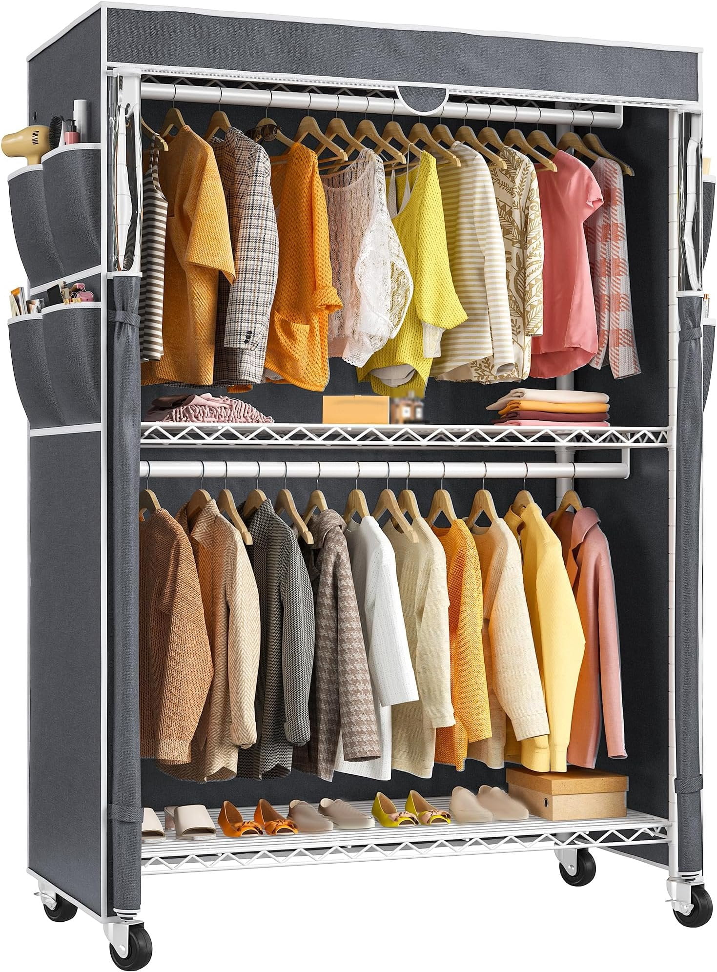 Clothes Rack with Cover, 45