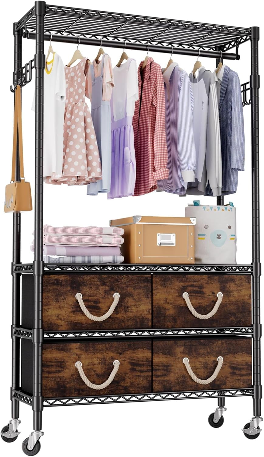 Clothes Hanging Rail Target Buy Raybee Clothes Rack, Heavy Duty ...