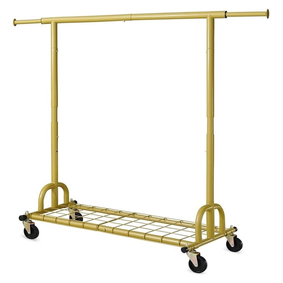 Clothes Rack Heavy Duty Clothing Rack Load 525 LBS, Collapsible Garment Rack for Hanging Clothes Coat Rack with Wheels Portable Closet for Bedroom, Living Room, Laundry, Balcony