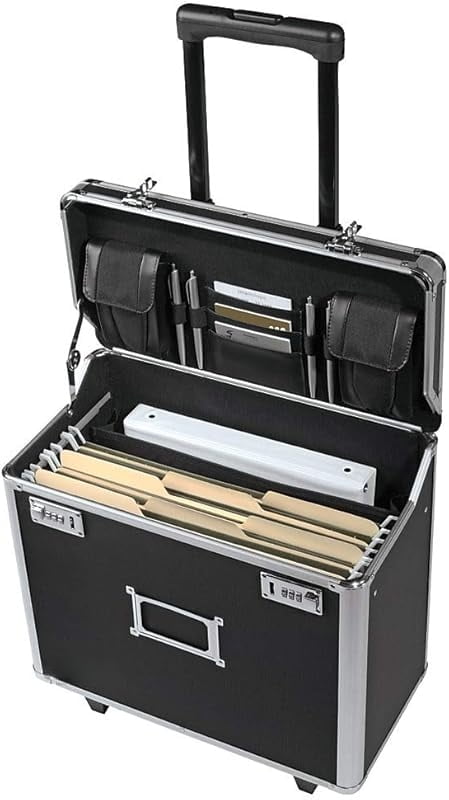 Portable File Storage Box with Handle - 14.5