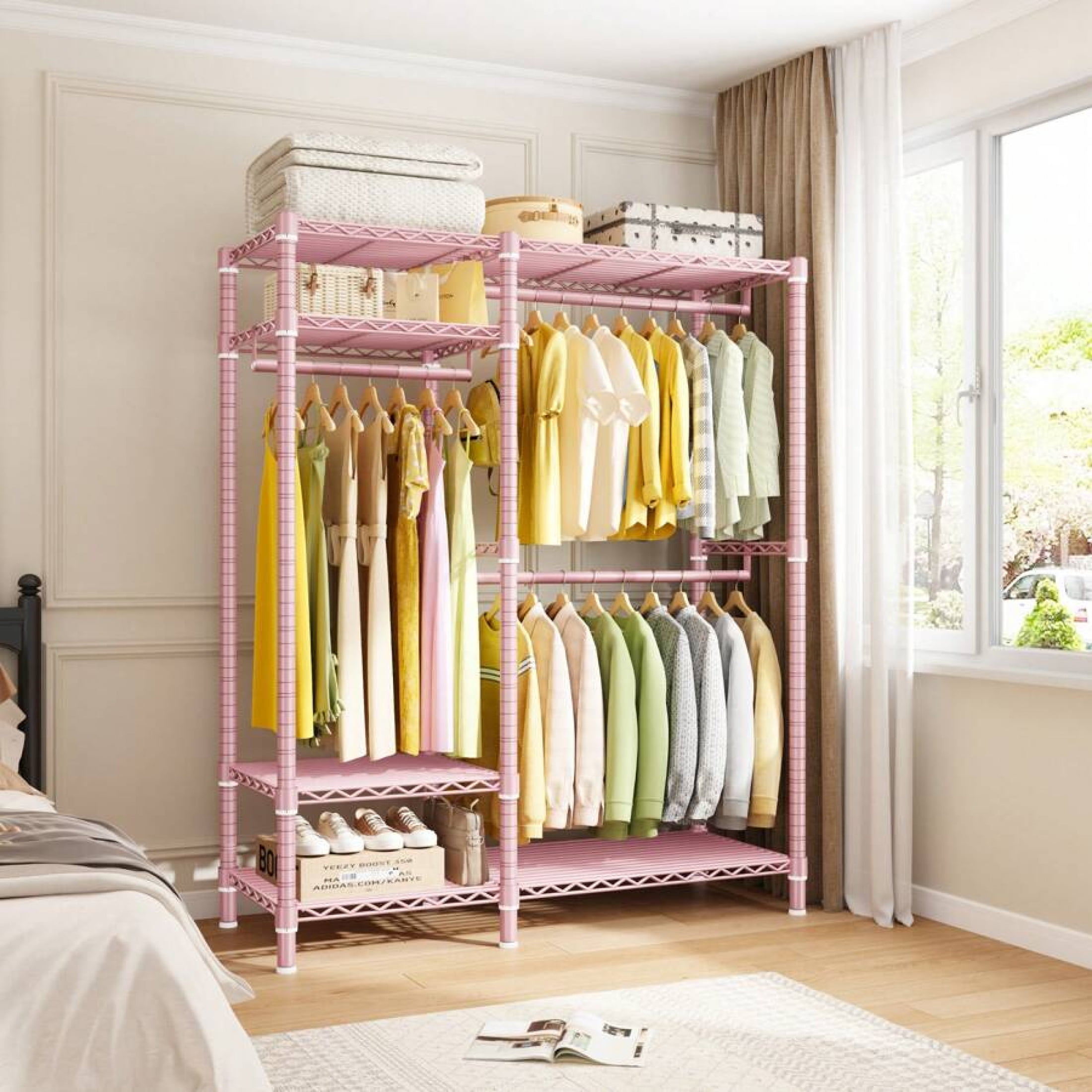 Clothes Rack Heavy Duty Loads 780 LBS, Clothing Racks For Hanging ...