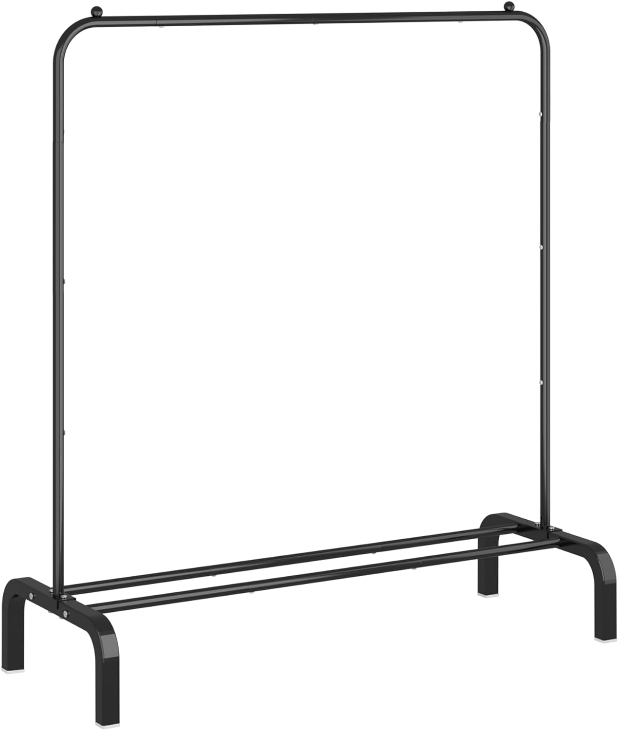Clothes Rack Metal Clothing Rack with Bottom Shelf Garment Rack for ...