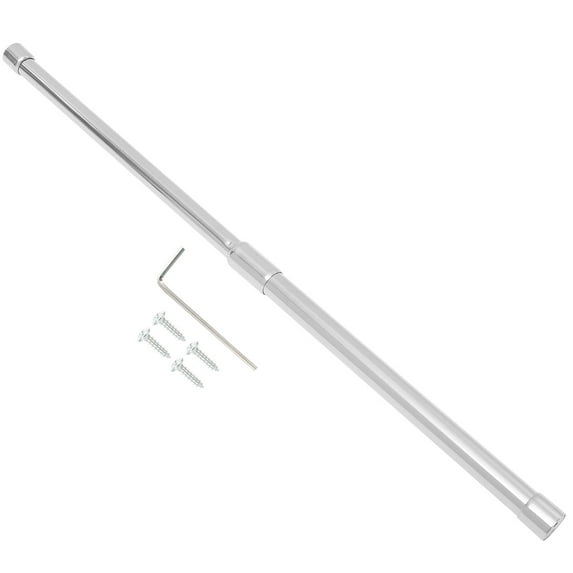 Clothes Rail Wardrobe Bar Clothing Closet Pulls Out Rod Adjustable Multifunction Stainless Steel
