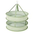 Water Distribution Platform Clothes Rod Sweater Drying Rack with Suspended Netted Support, Keeping ...