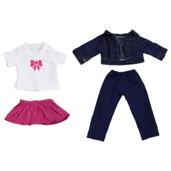 Clothes Set For 18Inch 43Cm Doll Toys Accessories Gift Clothes s C5A0