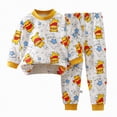 thumbnail image 1 of Clothes Set For Kids Boys Spring Fall Cute Long Sleeve Elastic Waist 2T-5T Everyday Outfit 2 Pcs, 1 of 4