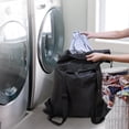 thumbnail image 1 of Clothes Storage Bag Black,Clothing Storage Bag*1,Black Backpack Laundry Bag with Shoulder Straps Large Travel Backpacks Extrawith Drawstring Closure for College Travel Laundromat Apartment Outdoor, 1 of 7