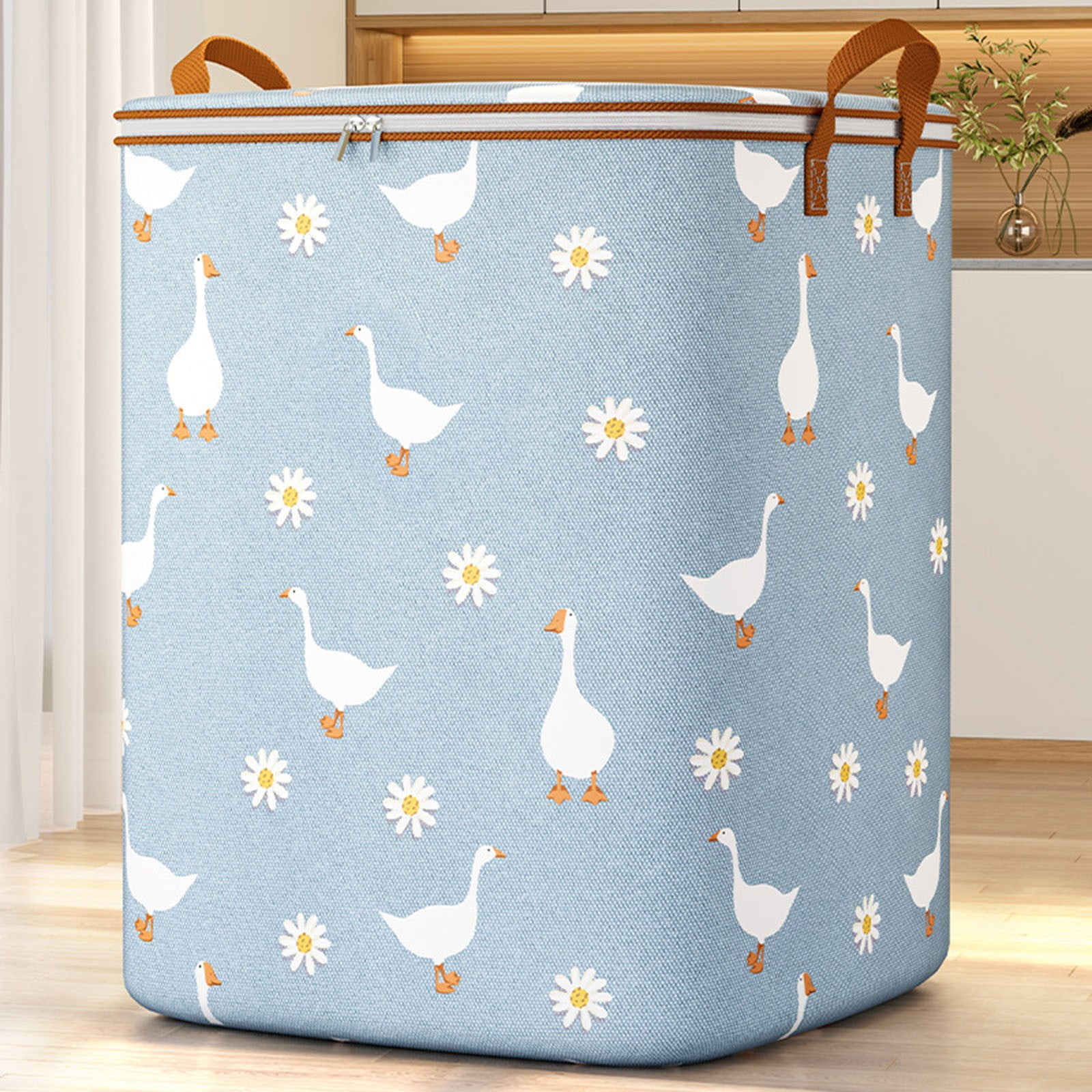 Clothes Storage Bag Portable Non Woven Clothing Quilt Storage Bag