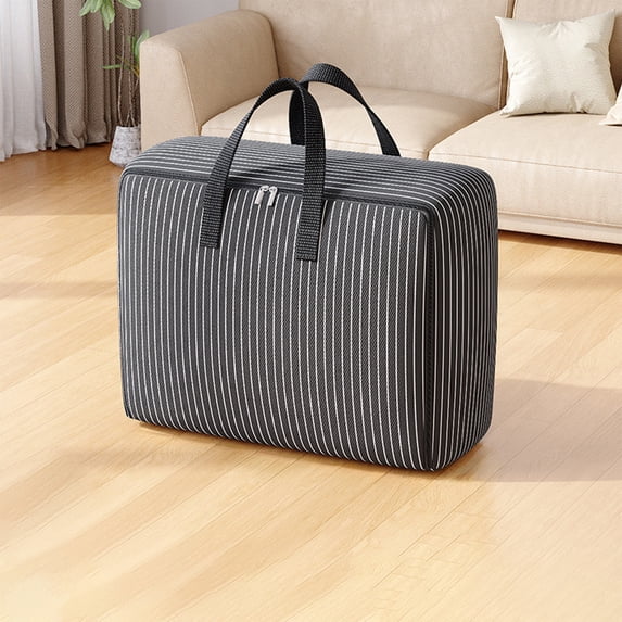 Clothes Storage Bins with Lids, Heavy Duty Storage With Reinforced Handles Extra Large Storage Bags For Clothes Tote Bag Thickened Double Zipper For Space Saving Travel Storage Bags for Clothes