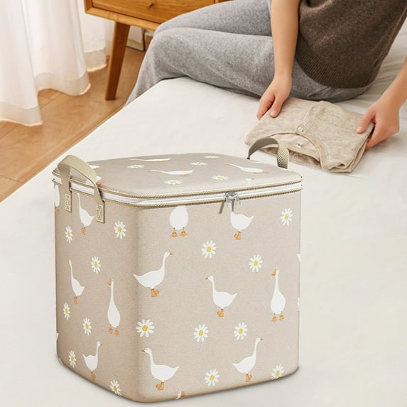 Clothes Storage Bins with Lids, Moving Bedroom Storage Bag Clothing Storage Bag Travel Bag Water Proof Shoulder Bag Travel Bag Clothes Hand Luggage Bag Storage Bags for Clothes