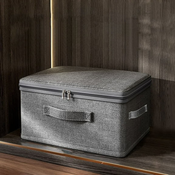 Clothes Storage Bins with Lids, Thickened Large Capacity Quilt Storage Bag Household Wardrobe Clothing Storage Box And Moving Packaging Bag Self-contained Organiser Storage Bags for Clothes