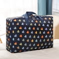thumbnail image 1 of Clothes Storage Bins with Lids, Travel Storage Bag Multi Functional Pull Rod Waterproof Foldable Extra Large Handbag Clothes Moving Luggage Storage Bag Storage Bags for Clothes, 1 of 5