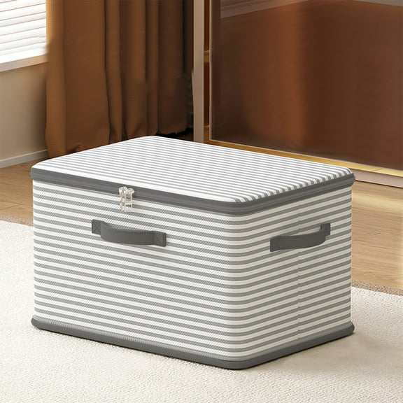 Clothes Storage Box for Wardrobe Organization, Portable Storage Bag for Winter and Seasonal Items, Space-Saving Storage Box for Indoor Use