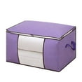 thumbnail image 1 of Clothes Storage,Closet Organizers and Storage,Blanket Storage Bags with Visible Window,Storage Containers for Organizing Bedroom,Closet,Comforter,Organization and Storage with Lids and Handle, 1 of 6