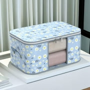 Clothes Storage, Foldable Clothes Storage Box with Clear Window,Foldable Fabric Blanket Storage Bags,Storage Containers for Organizing Bedroom, Clothing, Comforter, Organization21.65x13.77x9.84in