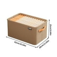 thumbnail image 1 of Clothes Storage Organizer Box for Wardrobe, Foldable Fabric Closet Organizer with Grids, Multi-Layer Hanging Pants Shelf for Home Bedroom Closet Organization and Clothes Storage Solution, 1 of 2