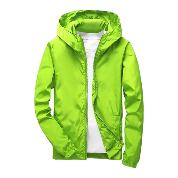 Clothes for Teen Boys High School Kids Waterproof Rain Jacket Lightweight Raincoat | for Boys and Girls, Soft, Water Resistant, Breathable, Hooded, Outdoor Play, Camping, Travel