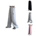 thumbnail image 1 of Clothes for Teen Girls Girls' Solid Joggers Girls Pants For Everyday Wear For Casual Outfits Durable Design For Ages 4 15 Easy To Machine Wash Ideal For Spring And Autumn, 1 of 5