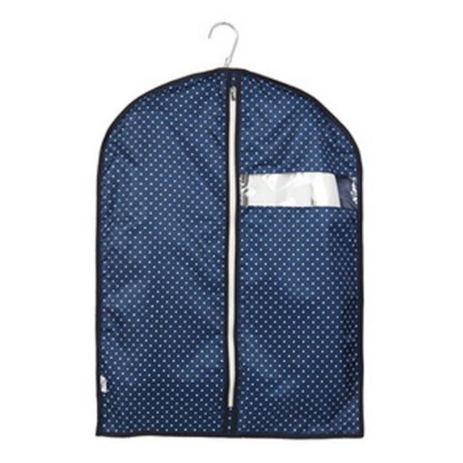 Clothes Zipped Storage Creative Reusable Dust Proof Garment Suit Bag, Blue