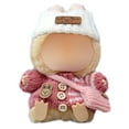 thumbnail image 1 of Clothes for 17cm Dolls Accessories (NO Doll)，3 Piece Set Outfit Premium Handmade Fashion for Dolls Accessories ，Adorable Dress-Up (Pink Sweaters), 1 of 5
