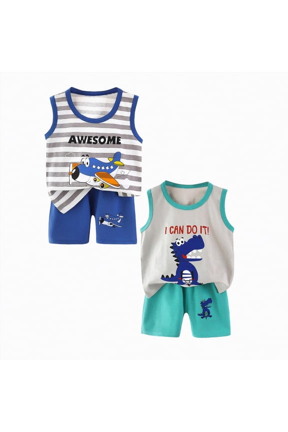 Clothes for Boys 4-6 Toddler Summer Clothing Set Shorts Baby Boy Girls Toddler Summer Outfit T Shirt Toddler Boy Summer Clothes Short Set